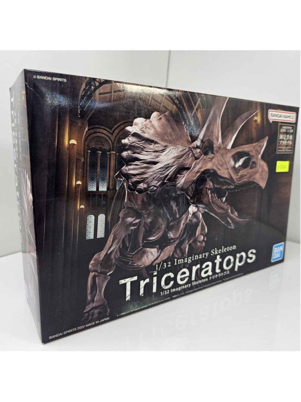 NEW Bandai Namco 1/32 Imaginary Dinosaur Skeleton Triceratops Model Kit